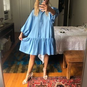 & Other Stories Light Blue Dress